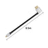90 8K 18Gbps 2.1 8k@60Hz, 1080p, 3D, 0.5m) RIIEYOCA Degree Left Angle UHD HDTV Male to Micro HDTV Male Extended Cable