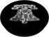 Philadelphia Fan Liberty Bell Philly Fan City Skyline Art PopSockets Swappable PopGrip