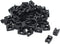 (100 Pack) Black 4.5mm Cable Tie Mount Base, Saddle Type Mount Screw Wire Bundle Holder