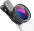 Hemobllo Universal Mobile Phone Lens 0.45X Wide Angle and 12.5X Macro Clip-on Lens