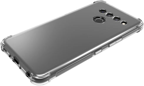 Clear TPU Four Corners Protective Cover for LG V50 ThinQ, Transparent Soft Funda