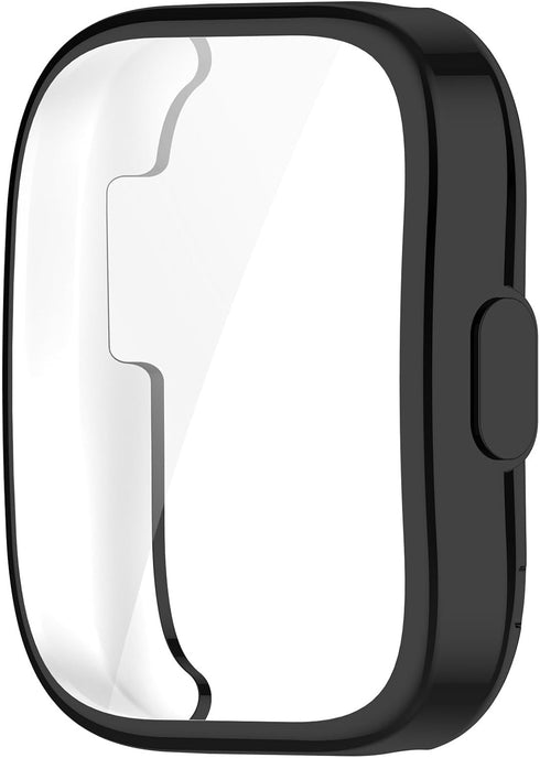3Pack Screen Protector Cases for Amazfit Bip 5, All-Around Protective TPU Bumper (Black+Black+Black)
