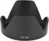 Lens Hood, Tulip Flower Lens Hood for EF-S 18-200mm f/3.5-5.6 is Lens, EW-78D ABS Mount Replacement