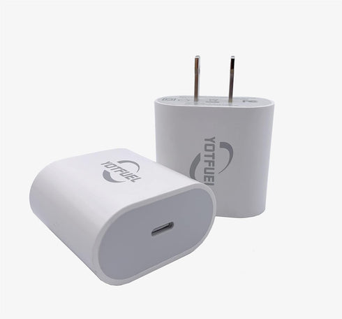 20W USB-C Power Adapter - Fast Charger Block Wall Plug for iPhone, Samsung Galaxy