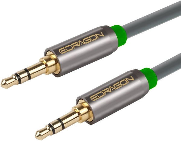 3.5mm Aux Cable, 50 Feet (15 Meters), Male to Male Stereo Audio Cable for Car, Stereo, iPhone, Smartphone