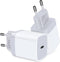 USB C Adapter, European Plug Adapter, 2-Pack Fast 20W Europe Travel Plug Power Adapter, Type C Wall Chargers for iPhone
