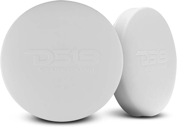 DS18 Hydro CS-8/WH 8" Silicone Marine Speaker Cover, Water, Dust, UV Rays Protection, Special Edition (Pair)