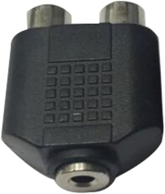 CableWholesale 3.5mm Stereo to Dual RCA Audio Adapter, 3.5mm Female to Dual RCA