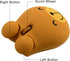 Wireless 2.4GHz Cartoon Bear Shape USB Mouse, Portable Cordless Mouse for Kids, Small Optical Mouse
