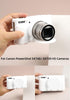 SZHSYJY White Camera Case for Canon PowerShot SX740/SX730, Soft Silicone Protective Bag with Removable Lens Cover