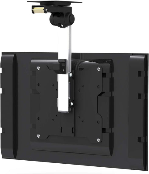 InstallerParts Folding TV Ceiling Mount, for 17 to 37 inch Flat Screen Display, Adjustable, Black