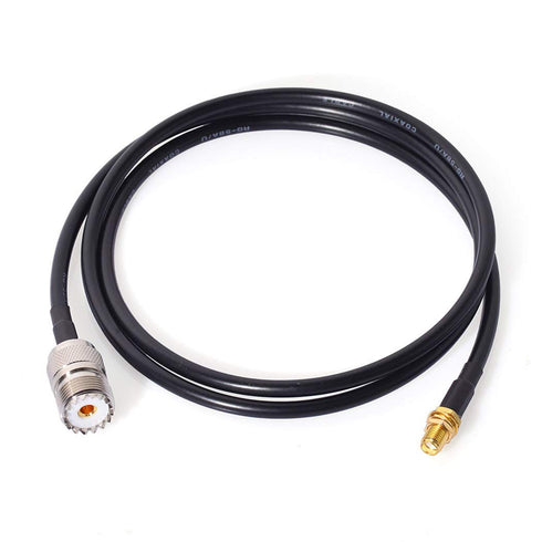 BINGFU Ham Radio Antenna Adapter SMA Female to UHF SO239 Female RG58