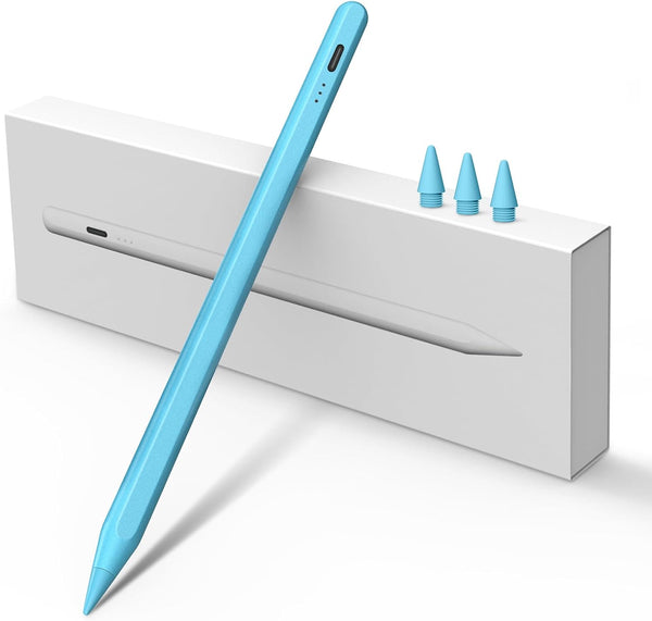 Stylus Pen for iPad with Palm Rejection, Tilt Sensitivity, 13 Mins Fully Charged, MEKO Active Touch Screen Apple Pencil