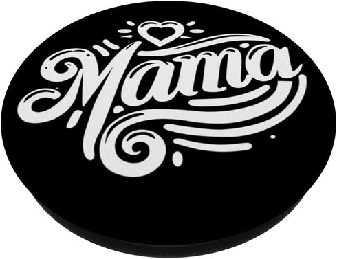Mama Heart Women's Flower PopSockets Standard PopGrip for Mother's Day