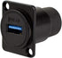 Toronce USB3.0 D Series Panel-Mount Connector - D-USB-3.0 Pass Through Connector