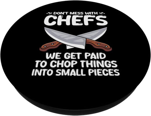 Funny Chef Cooking Lovers Junior Culinary Chef Home Cook PopSockets Standard PopGrip