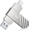 KOOTION USB 3.2 Flash Drive 128GB, Up to 450 MB/S Read Speed USB