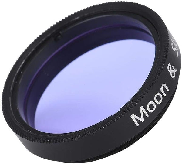 1.25 inch Moon Filter - Aluminum Alloy Sky Glow & Moon Filter Optical Glass for Telescope Eyepiece