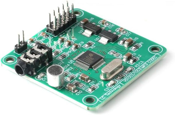 JESSINIE VS1053 MP3 Audio Player Module Audio Decoder MP3 Player Board Recording Onboard