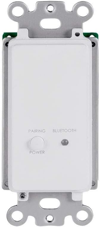 Monoprice Multizone Source Keypad with Bluetooth Receiver, Built-in Stereo Audio Codec, Bluetooth 3.0, White