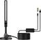 Misswowo Indoor & Outdoor TV Antenna for Smart TV, Latest Ring-Shaped Design Receive