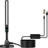 Misswowo Indoor & Outdoor TV Antenna for Smart TV, Latest Ring-Shaped Design Receive