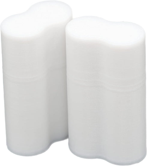 Slimline AAA Battery Case, Soft Durable Material - Pack of 2 (Holds 2 Batteries)