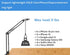 Overhead Tripod Mount for Camera Webcam Ring Light with Phone Holder and Ball Head