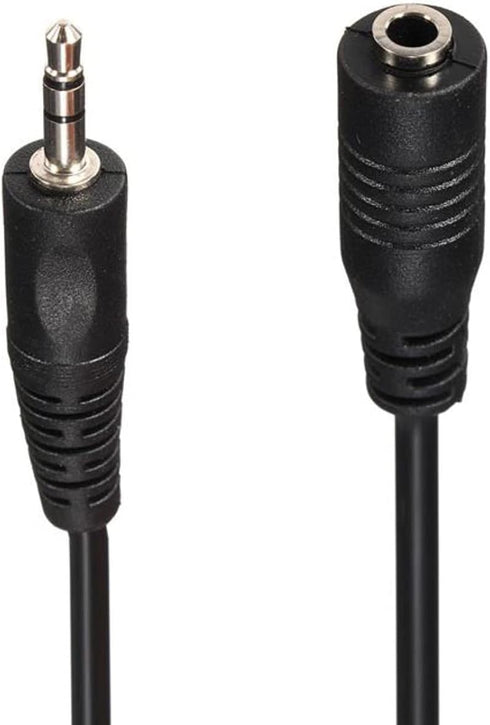 New 10FT 3.5mm Male to Female Audio Stereo Cable - 10 Feet Long for Superior Sound Quality.