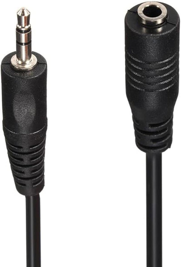 New 10FT 3.5mm Male to Female Audio Stereo Cable - 10 Feet Long for Superior Sound Quality.