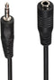 New 10FT 3.5mm Male to Female Audio Stereo Cable - 10 Feet Long for Superior Sound Quality.