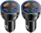 USB C Car Charger, 2 Pack 4-Port 65W Dual USB-C & USB-A Fast Charging Adapter for iPhone 15 14 13 12 11 Pro Max