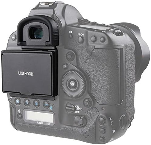 1DX 1DX 1DX2 Camera LCD Sun Shade Sun Hood Camera LCD Viewfinder Professional Optical Sunshade with Screen Protector