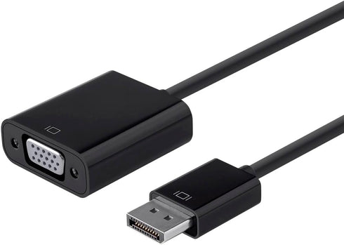Monoprice DisplayPort 1.2a to VGA Active Adapter, Black