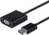Monoprice DisplayPort 1.2a to VGA Active Adapter, Black