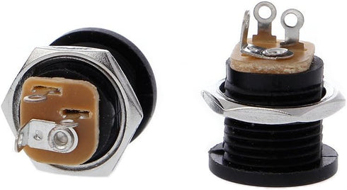Hisocute 5 5.5mm 2.1mm Connector+5 Pcs X Male for Power Plug Pcs Screw Lock Female Banana Cable Connector Plug Screw