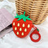 Airpods Silicone Case, Funny Cute Cover for Apple Airpods 1&2, 3D Strawberry Design, Best Gift