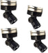 DEVMO 4PCS SCX10 4WD 1/10 RC Magnetic Body Post,Alloy Magnetic Stealth Invisible Body Shell Mount Column Compatible