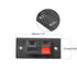 Fielect Speaker Spring Terminals Clip, 2 Way Terminals Strip Block Jointing Clamp Test Clip Jack Socket Push Release