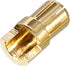 uxcell 6.5mm Gold Plated Bullets Connector Banana Plugs Male for RC Battery ESC Motor, 6pcs