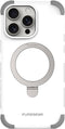 PureGear DualTek KIK Magnetic Phone Grip Case for iPhone 15 Pro Max - White, Military Tested, Heavy-Duty Protection