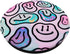 Pastel Aesthetic Funny Liquid Swirl Dripping Smile Face PopSockets Swappable PopGrip