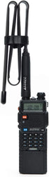 ABBREE SMA-Female Dual Band 144/430Mhz Foldable 72CM/28.3 Inch Tactical Antenna for Baofeng UV-5R, BF-F8HP