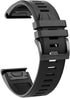 YOOSIDE 22mm Quick Fit Silicone Sport Waterproof Replacement Watch Band for Garmin Instinct/Fenix 5 (Black)