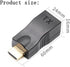 Replacement Ethernet RJ45 to HDMI Extender, 30m 4K30HZ Compatible for Computer, Laptop, Projector