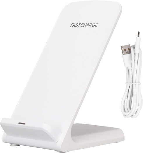 Wireless Charging Stand, Certified 15W Fast Wireless Charger for iOS 13, Samsung S22 S21 S20 S10