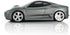 Wireless Optical Sports Car Mouse, 2.4G Nano USB AA Battery Mice for Desktop Laptop (Gray)