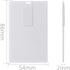 KINMIN 128MB 10 Pack Credit Card USB Flash Drive Business Card Bank Card Shape Flash Drive Memory Stick Key Credit USB