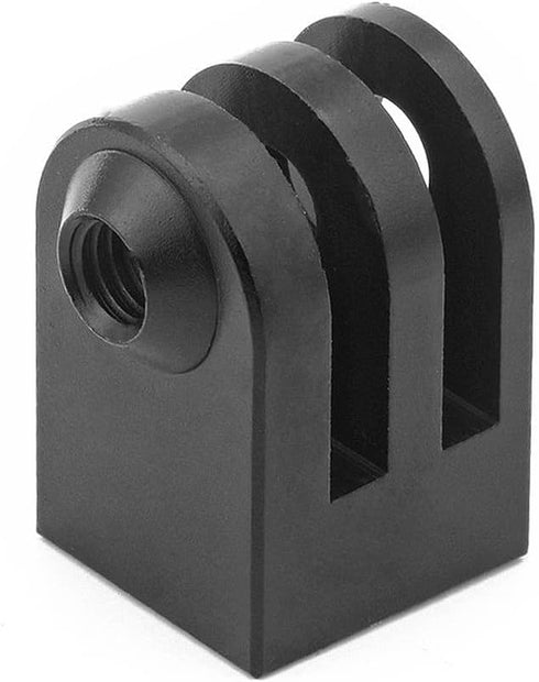 Goliton 1/4" Mini Tripod Mount Adapter for Action Camera - Aluminum Alloy, Black,
