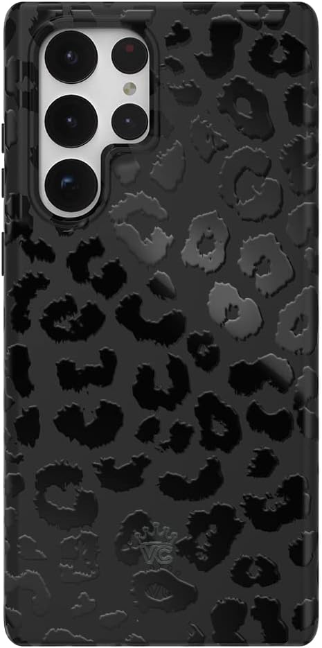 Velvet Caviar Case for Samsung Galaxy S23 Ultra - Black Leopard, Cute Protective Phone Cases, 8ft Drop Tested